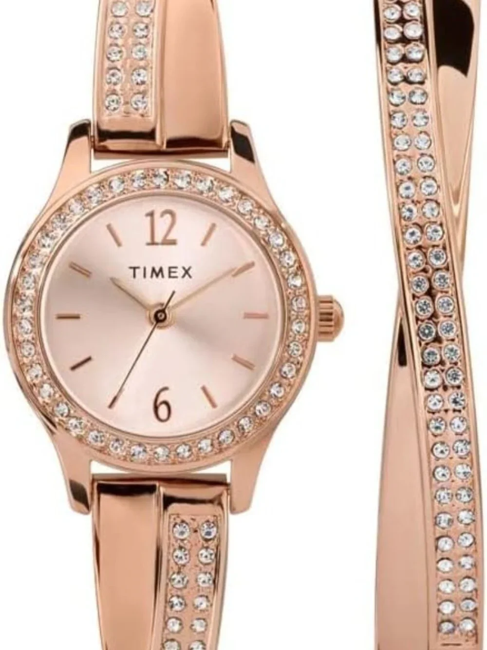 Timex Trend Women's 23mm Wristwatch Rose Gold TW2T57900